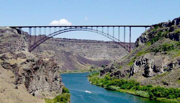 Perrine Bridge is one of the only bridge's you can legally base jump from, in Idaho, Magic Valley Brewing's featured fun activity and landmark