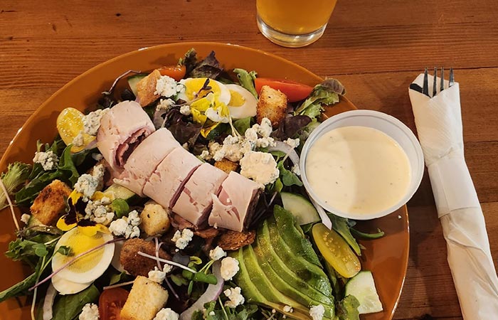 Magic Valley Brewing's famous pub salad